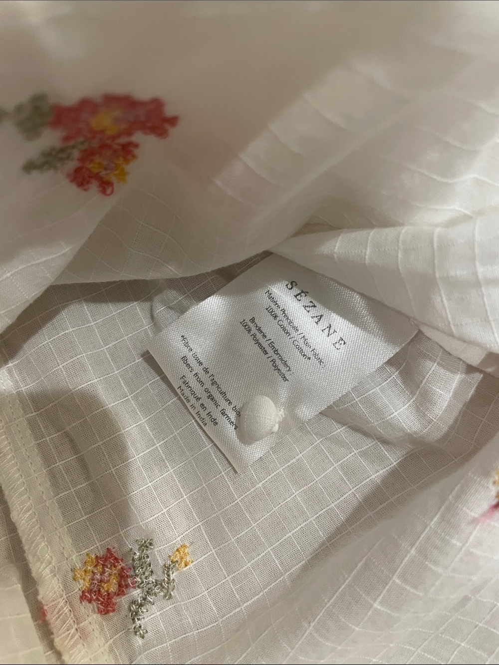 Sezane Donna Blouse NWT Europen Size 36/ US Size 2 Like New - Picture 8 of 12